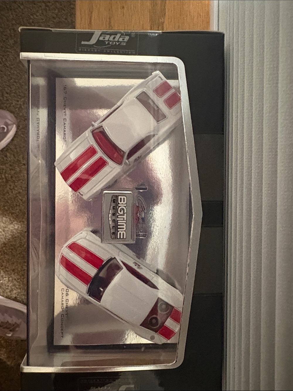 White & Red Muscle Car Set - Big Time Muscle